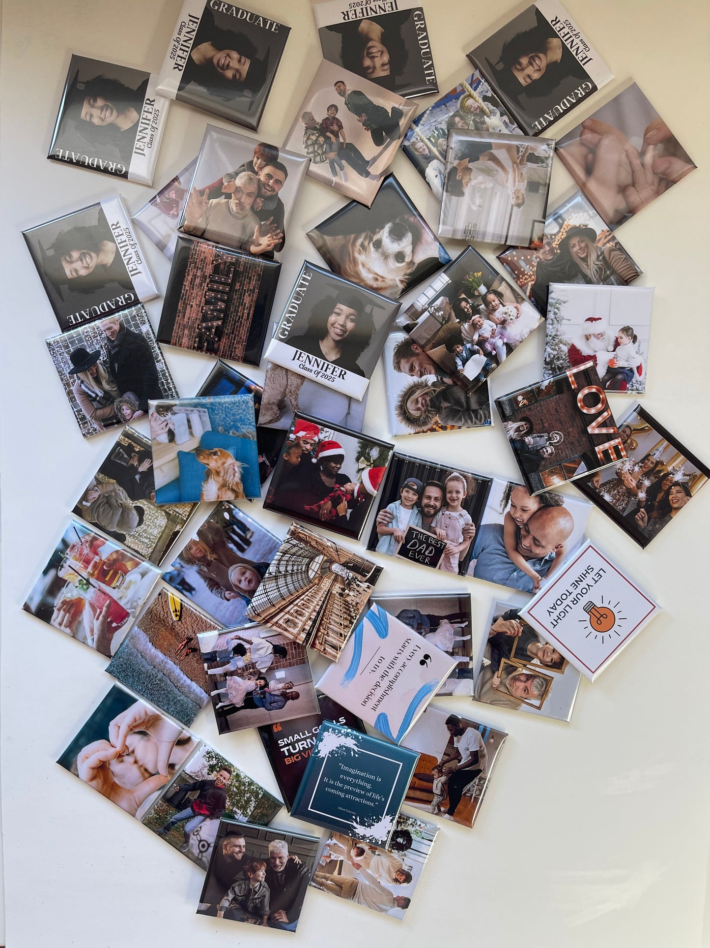 Bulk order Canadian made photo magnets for party favour small business graduation